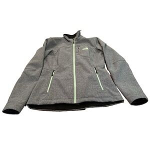 The North Face Apex Bionic Jacket Womens Softshell Full Zip Gray Size S